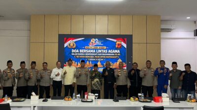 Doa Bersama Lintas Agama, Polres Purwakarta Perkuat Persatuan Sambut HUT Bhayangkara ke-80