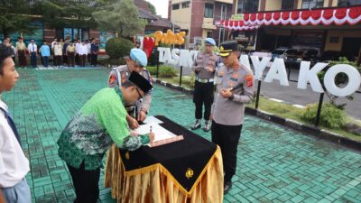 Wujudkan Lingkungan Pendidikan Aman dan Bebas Perundungan, Polres Tasikmalaya Kota Deklarasikan Madrasah Ramah Anak