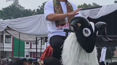 Bupati, Cecep Resmi Buka Pesta Patok Domba Tingkat Kabupaten Tasikmalaya