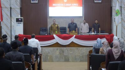Wabup Subang Hadiri Rapat Paripurna DPRD, Dengarkan Pandangan Umum Terhadap 2 Raperda 