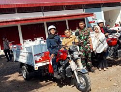 Kepala Desa Sukahaji Kecamatan Cihaurbeuiti Terima Kendaraan Operasional KDMP