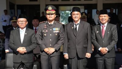 Wakil Bupati H. Asep Sopari Hadiri Upacara Peringatan Hari Bhayangkara Ke-80 di Bale Kota Tasikmalaya