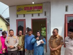 Hari Bhayangkara ke-80, Kapolres Pelalawan Resmikan Program bedah Rumah 