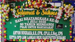 DPD LSM Laskar NKRI Kabupaten Subang Ucapkan Selamat dan Sukses Hari Bhayangkara Ke-80 