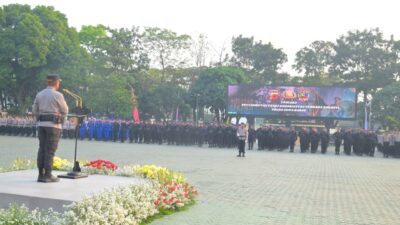 Upacara Tanda Kehormatan Nugraha Sakanti, Kapolres Purwakarta Teguhkan Komitmen Tingkatkan Pelayanan Ke Masyarakat