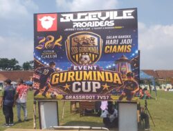 Guruminda Cup Desa Gunungcupu Kecamatan Sindangkasih Cari Bibit dan Prestasi Sepak Bola Sejak Dini
