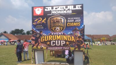 Guruminda Cup Desa Gunungcupu Kecamatan Sindangkasih Cari Bibit dan Prestasi Sepak Bola Sejak Dini