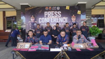 Satreskrim Polres Tasikmalaya Kota Amankan 3 Pelaku Kasus Ganjal ATM Lintas Provinsi