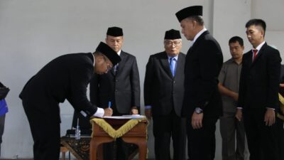 Lantik Pejabat Eselon III, Wali Kota Tasikmalaya Viman Ini Pesannya 