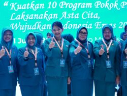 Ketua TP-PKK Subang, Ega Anjani Reynaldy Hadiri Puncak HKG PKK Ke-54 Tingkat Nasional di Makassar 