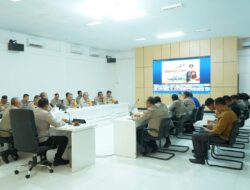 Jajaran Polres Purwakarta Ikuti Kegiatan Commander Wish Secara Virtual yang Digelar Polda Jabar