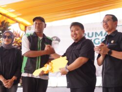 Bupati Subang Didampingi Sekda Resmikan Rumah Singgah Ojek Online Subang Raya