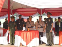 Kapolres Purwakarta Hadiri Sertijab Danyon Armed 9 Pasopati dan Tradisi Korps Prajurit Menarmed 1 Sthira Yudha