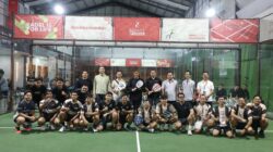 Hadiri Final Tarkam Padel Volume 3, Diky Chandra Saya Baru Pertama Kali Pegang Raket Padel