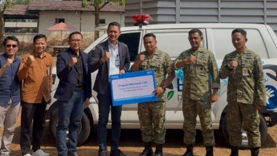 Perkuat Kerja Sama di Wilayah Operasionalnya, BRI Kantor Cabang Subang Serahkan Satu Unit  Armada Ambulans ke Wingdik 300/Teknik Subang