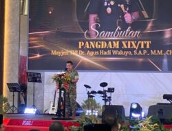 Plt Asisten III Sekda Kabupaten Pelalawan Mewakil Bupati Mengucapkan Selamat HUT ke-1 Kodam XIX/Tuanku Tambusai