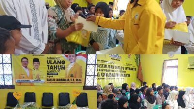 Rayakan HUT Ke-50 Ketum Bahlil Lahadalia, DPD Partai Golkar Kabupaten Tasikmalaya Gelar Doa Bersama dan Santunan Anak Yatim 
