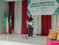 Sekretaris Komisi IV, Hj.Evi Silviani Hadiri Lomba Senam Fatayat NU Se-Kota Tasikmalaya