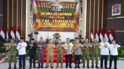 Plt Gubernur Riau Hadiri Syukuran Peringatan HUT Pertama Kodam XIX/Tuanku Tambusai
