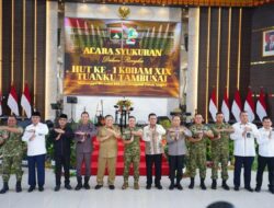 Plt Gubernur Riau Hadiri Syukuran Peringatan HUT Pertama Kodam XIX/Tuanku Tambusai