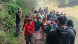 Ditemukan Seorang Pria Meninggal Dunia Di Sungai Cilamaya Purwakarta, Polsek Cibatu Dan Warga Lakukan Evakuasi Korban