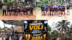 Meriah! Final Turnamen Bola Voli Dusun Kadupugur Desa Gunung Cupu Antar RT, Tim Putra RT 035 RW 017 Jadi Juara Pertama