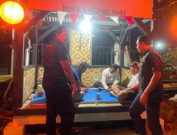 Kring Serse Dini Hari, Polisi Sambangi Warga Ronda di Sekitar Stadion Purnawarman