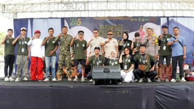Wabup Subang Didampingi Wakil Ketua TP PKK Kabupaten Subang Hadiri Milangkala Ke-205 Desa Kumpay