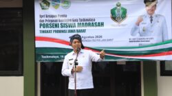 Wawalikota Tasikmalaya, Diky Chandra Lepas Kontingen Porseni Siswa Madrasah Tingkat Provinsi Jawa Barat