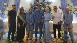 Anggota Komisi III DPRD Kota Tasik, Hj.Nurjanah Bersama Suami Kepala DPPKB P-3A H. Nanang Suhara Hadiri Pernikahan Teri dan Rifa