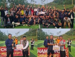 Turnamen Mini Soccer  “Muspika Cup 1” Digelar Pemerintah Kecamatan Sodonghilir Kabupaten Tasikmalaya, Berlangsung Meriah