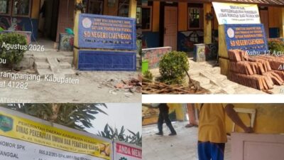 Proyek Pembangunan Sekolah Negeri Cijengkol Serang Panjang yang Dikerjakan Oleh CV Diduga Lalaikan Keselamatan Pekerja