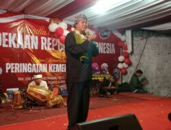 Wawalikota Tasik, Diky Chandra Hadiri Malam Puncak HUT Ke-81 Kemerdekaan RI, yang Digelar RW 18 Perum Kota Baru