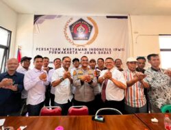 Pertegas Sinergitas Polri Dan Media, Kapolres Purwakarta Silaturahmi Ke Kantor PWI