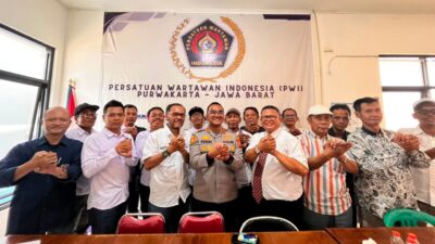 Pertegas Sinergitas Polri Dan Media, Kapolres Purwakarta Silaturahmi Ke Kantor PWI