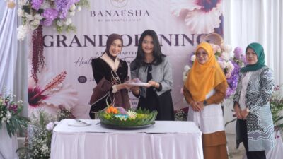 Ketua TP-PKK Kabupaten Subang Hadiri Grand Opening Klinik Dermatologist Banafsha, Ini Harapannya