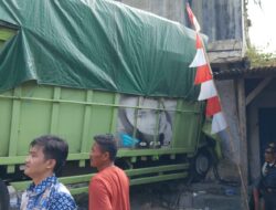 Truk Tabrak Rumah Warga di Cilalawi, Polisi Bergerak Cepat Amankan TKP dan Evakuasi Kendaraan