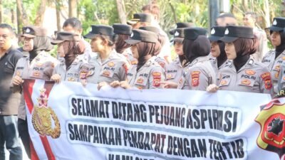 Aksi Unras Mahasiswa Berlangsung Tertib dan Aman, Polres Purwakarta Pastikan Situasi Kondusif