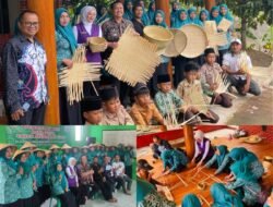 Kembangkan Usaha Rumahan, Pemdes Pakalongan Melalui Pengurus TP- PKK Desa dan PKK Kecamatan Sodonghilir Gelar Pelatihan Kerajinan Anyaman
