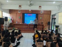 Cegah Narkoba dan Pergaulan Bebas, Satbinmas Polres Purwakarta Edukasi Pelajar SMKN 2