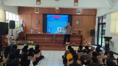 Cegah Narkoba dan Pergaulan Bebas, Satbinmas Polres Purwakarta Edukasi Pelajar SMKN 2