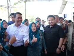 Kang Rey Dampingi Kunker Menteri Pertanian RI di Kabupaten Subang, Tinjau Lahan Padi Metode PM-AAS