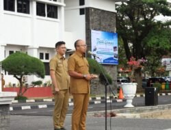 Wali Kota Tasik H.Viman Alfarizi Pimpin Apel Gabungan Sampaikan Beberapa Pesan