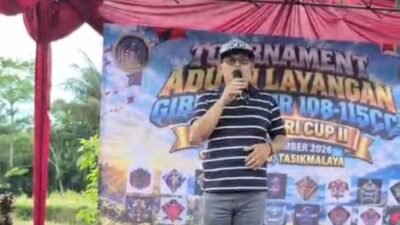 Andi Lala Ketua DPD PPSI Kabupaten Tasikmalaya Hadiri Aduan Layangan Margasari Cup II 2026 Cisayong, Sampaikan Ini