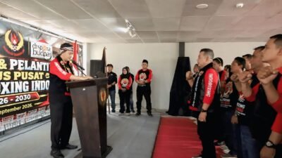 Pembina Indoboxing, Wawalkota Tasik Kukuhkan dan Lantik Pengurus Pusat Akademi Indoboxing Periode 2026-2030