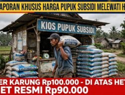 Diduga Langgar Aturan Mentan, Kios Pupuk Subsidi di Serangpanjang Subang Jual di Atas HET