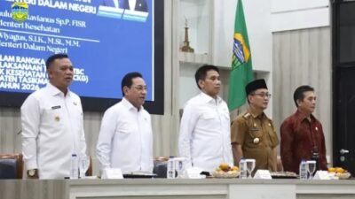 Bupati Bersama Wabup Tasikmalaya Terima Kunker Wamendagri dan Wamenkes di Pendopo Baru