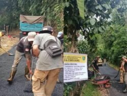 Realisasi DD Tahap II 2026, Desa Cikujang Serangpanjang Hotmix Jalan Sepanjang 230 Meter