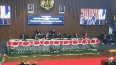 Ketua DPRD Kota Bandung, H.Asep Mulyadi Pimpin Rapat Paripurna Khusus, Dalam Rangka Memperingati HJKB Ke-216