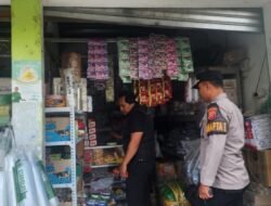 Respon Cepat Pamapta dan Reskrim Cek TKP Pencurian di Toko Alesha Plastik